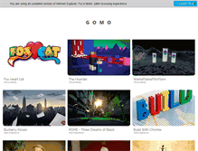 Tablet Screenshot of gomo.se